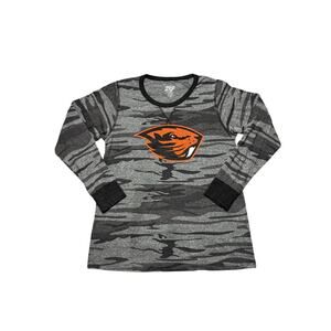 Blue84 Oregon State Beavers Women’s XL Camo Long Sleeve Shirt